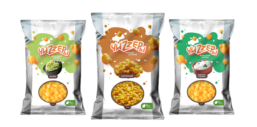 Чиззеры в пакетах